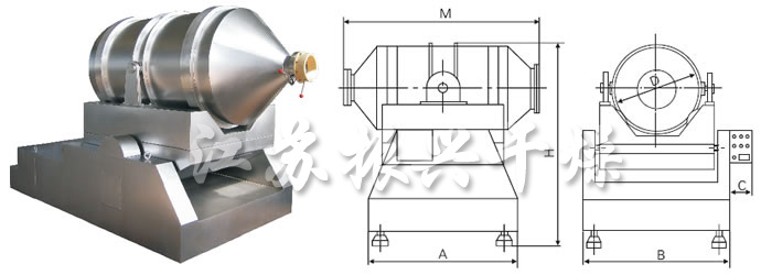EYH係列（liè）二維運（yùn）動混合機