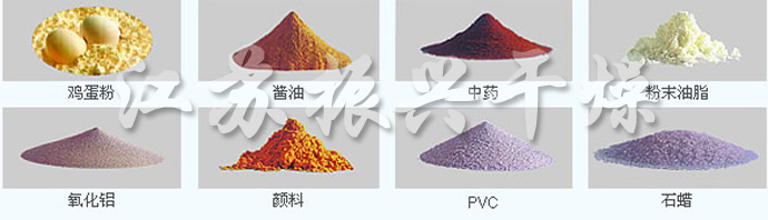 LPG系列高速（sù）离心喷雾干燥机的应用物料