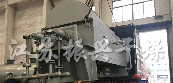 空心漿葉幹（gàn）燥機設備出口西班牙（yá）
